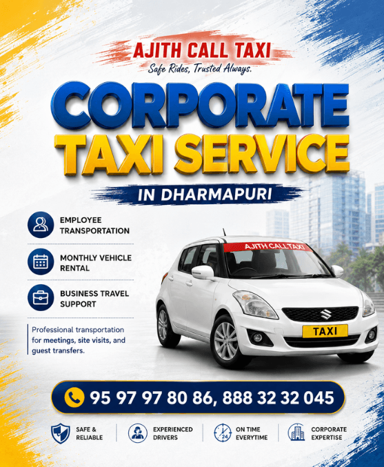 Corporate Taxi Service in Dharmapuri