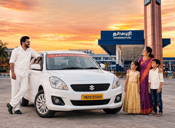 Dharmapuri Taxi Near Busstand